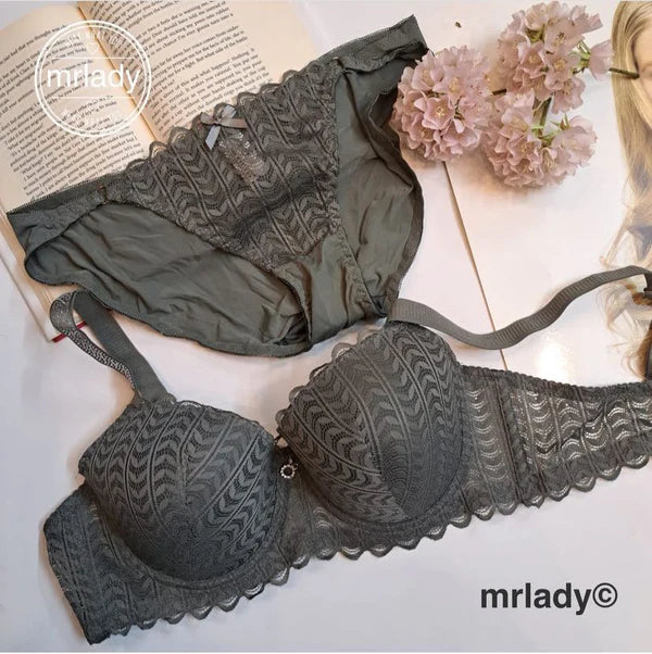 PREMIUM THIN PAD ZIG ZAG BRA SET
