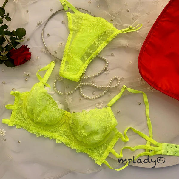TURKISH RIPPLE SOFT NET BRA SET