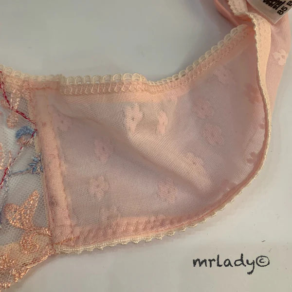 TURKISH EMB SOFT NET BRA SET