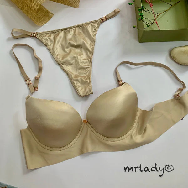 SILK LIGHT PUSH UP BRA SET