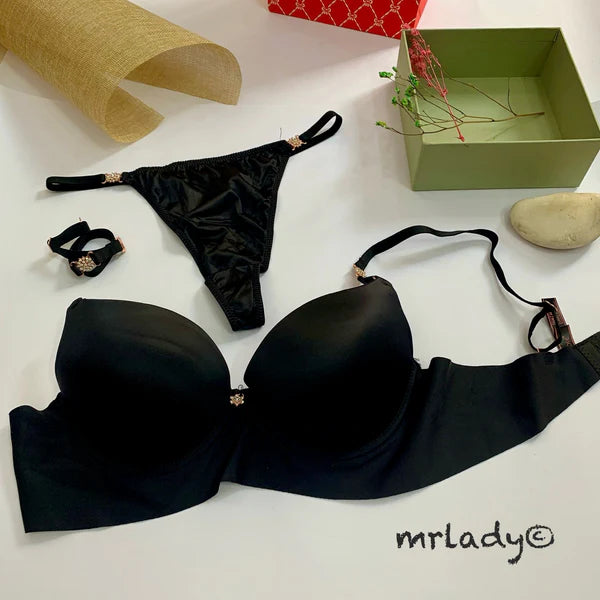 SILK LIGHT PUSH UP BRA SET